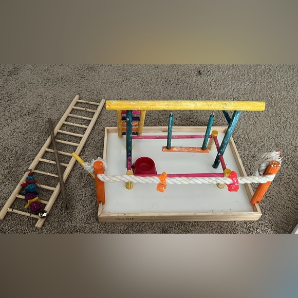 Bird Cage and Toys - Picture 2 of 8